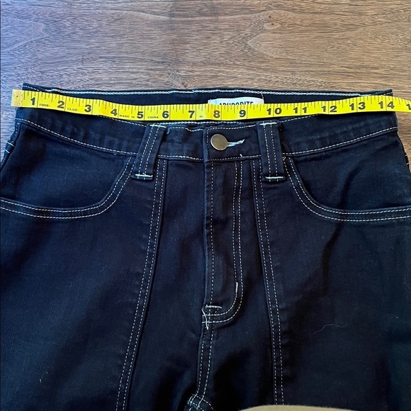 Hot Topic Aphrodite 30x32 Black Cargo Wide Leg Baggy Vintage Goth Y2K - Picture 11 of 14